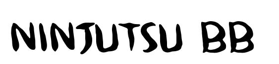 Ninjutsu BB font, free Ninjutsu BB font, preview Ninjutsu BB font