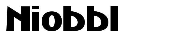 Niobbl font, free Niobbl font, preview Niobbl font