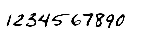 Nip Regular Font, Number Fonts