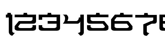 Nippon tech normal Font, Number Fonts