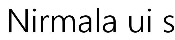 Nirmala ui semilight font, free Nirmala ui semilight font, preview Nirmala ui semilight font