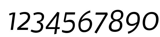 Nobile Italic Font, Number Fonts