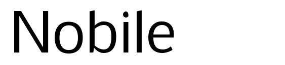Nobile Font