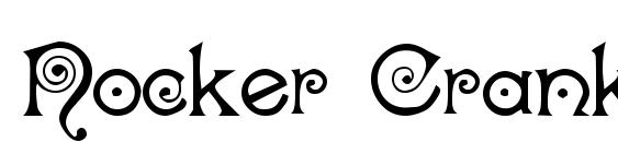 Nocker Cranky font, free Nocker Cranky font, preview Nocker Cranky font