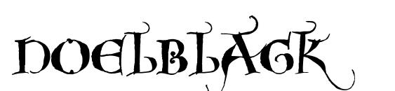 шрифт Noelblack, бесплатный шрифт Noelblack, предварительный просмотр шрифта Noelblack