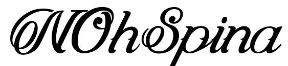 NOh Spina font, free NOh Spina font, preview NOh Spina font