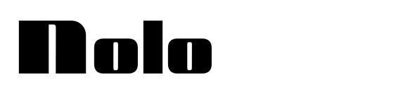 шрифт Nolo, бесплатный шрифт Nolo, предварительный просмотр шрифта Nolo