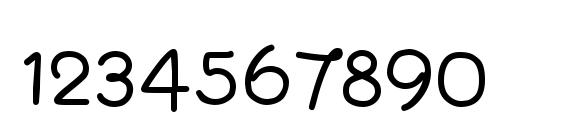 Noodlescript Font, Number Fonts