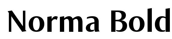 Norma Bold Font