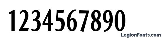 Norma Compr Bold Font, Number Fonts