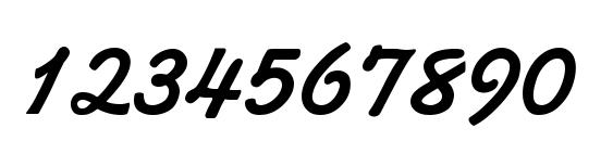 Norman Font, Number Fonts