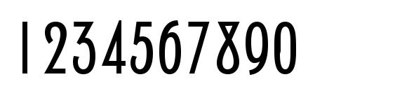 Northfields Regular DB Font, Number Fonts