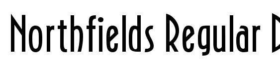 Northfields Regular DB font, free Northfields Regular DB font, preview Northfields Regular DB font
