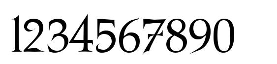 Nosferatu Regular Font, Number Fonts
