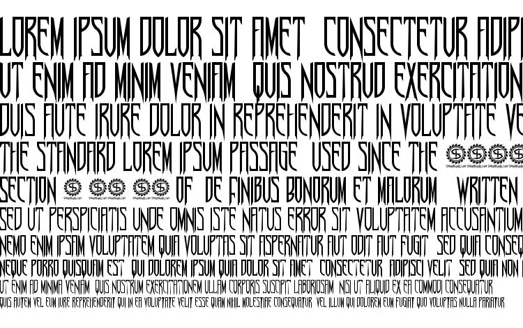 specimens Nosferotica font, sample Nosferotica font, an example of writing Nosferotica font, review Nosferotica font, preview Nosferotica font, Nosferotica font