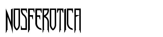 Nosferotica font, free Nosferotica font, preview Nosferotica font