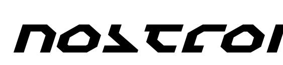 Nostromo Expanded Italic Font