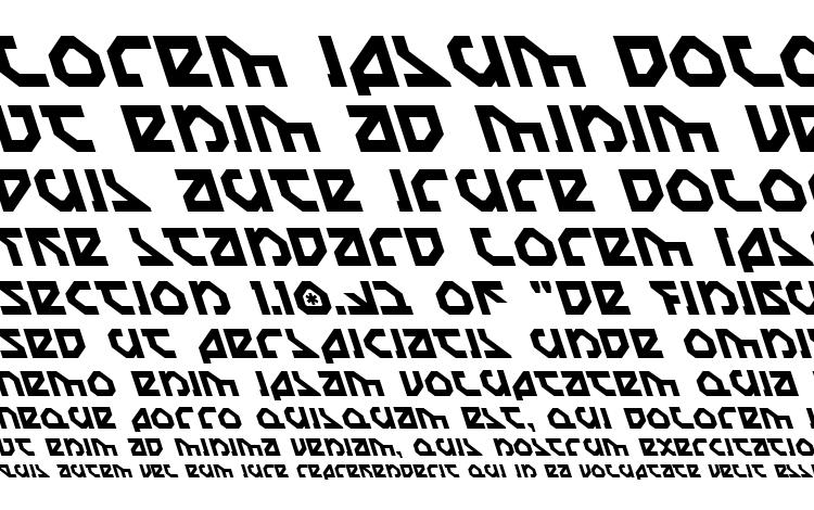 specimens Nostromo Leftalic font, sample Nostromo Leftalic font, an example of writing Nostromo Leftalic font, review Nostromo Leftalic font, preview Nostromo Leftalic font, Nostromo Leftalic font