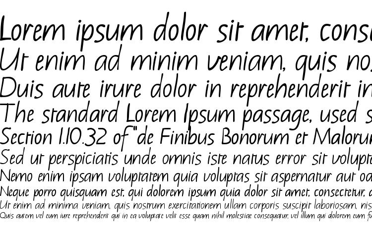 specimens Notehand Bold font, sample Notehand Bold font, an example of writing Notehand Bold font, review Notehand Bold font, preview Notehand Bold font, Notehand Bold font