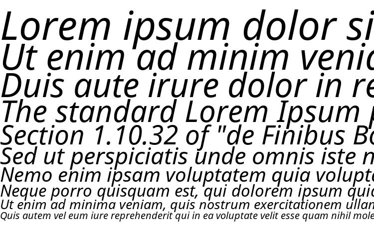 образцы шрифта Noto Sans Italic, образец шрифта Noto Sans Italic, пример написания шрифта Noto Sans Italic, просмотр шрифта Noto Sans Italic, предосмотр шрифта Noto Sans Italic, шрифт Noto Sans Italic
