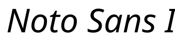 шрифт Noto Sans Italic, бесплатный шрифт Noto Sans Italic, предварительный просмотр шрифта Noto Sans Italic