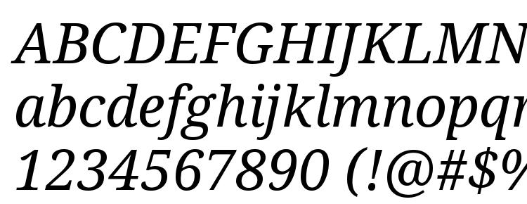 глифы шрифта Noto Serif Italic, символы шрифта Noto Serif Italic, символьная карта шрифта Noto Serif Italic, предварительный просмотр шрифта Noto Serif Italic, алфавит шрифта Noto Serif Italic, шрифт Noto Serif Italic