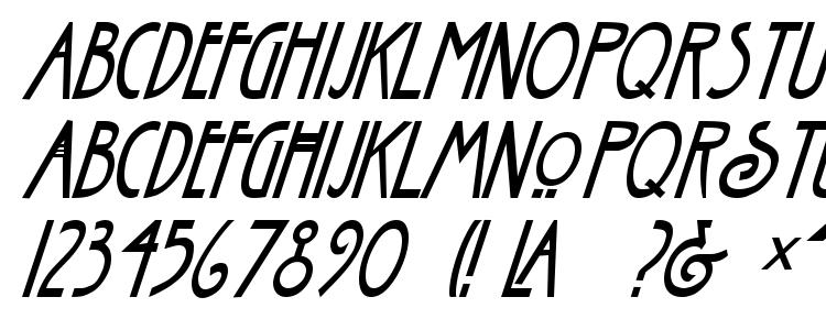 glyphs Nouveau Italic font, сharacters Nouveau Italic font, symbols Nouveau Italic font, character map Nouveau Italic font, preview Nouveau Italic font, abc Nouveau Italic font, Nouveau Italic font