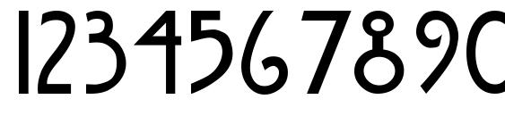 Nouveau Normal Font, Number Fonts