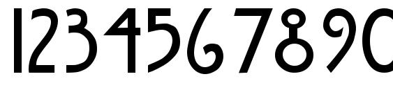 Шрифт Nouveau Regular, Шрифты для цифр и чисел