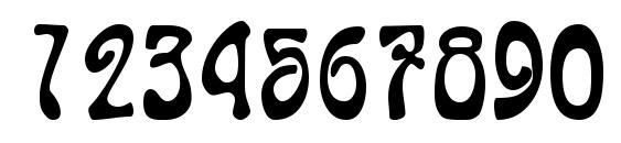 NouveauRiche Heavy Font, Number Fonts