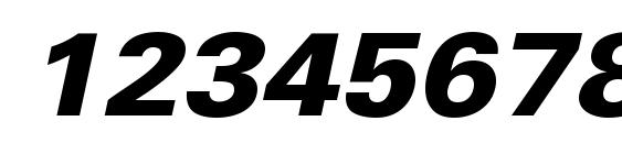 Nova Black SSi Extra Bold Italic Font, Number Fonts