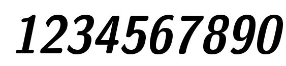 Nova Bold Oblique Font, Number Fonts