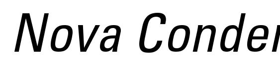Шрифт Nova Condensed SSi Condensed Italic