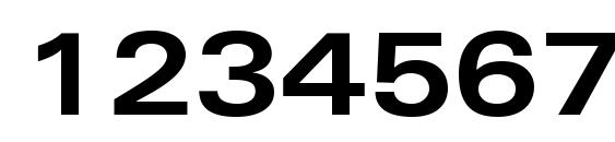 Nova Expanded SSi Bold Expanded Font, Number Fonts