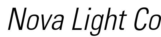 Шрифт Nova Light Condensed SSi Light Condensed Italic