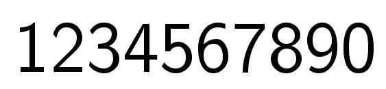 Nova Regular Font, Number Fonts