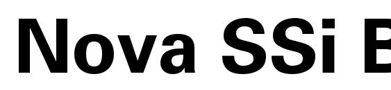 Nova SSi Bold font, free Nova SSi Bold font, preview Nova SSi Bold font