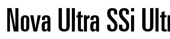 Nova Ultra SSi Ultra Condensed Font