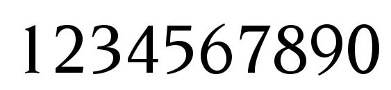 NovareseStd MediumItalic Font, Number Fonts