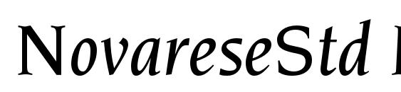 NovareseStd MediumItalic font, free NovareseStd MediumItalic font, preview NovareseStd MediumItalic font