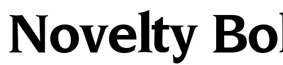 шрифт Novelty Bold, бесплатный шрифт Novelty Bold, предварительный просмотр шрифта Novelty Bold