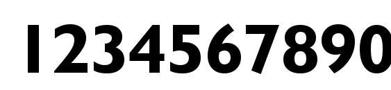 NRB Welsh Gillian Bold Font, Number Fonts