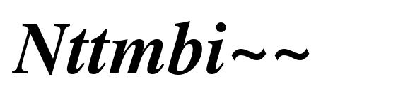 шрифт Nttmbi~~, бесплатный шрифт Nttmbi~~, предварительный просмотр шрифта Nttmbi~~