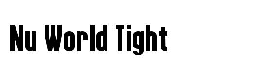Nu World Tight font, free Nu World Tight font, preview Nu World Tight font