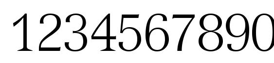 Nuance Light SSi Light Font, Number Fonts