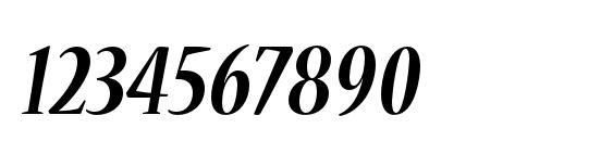 NuevaStd BoldCondItalic Font, Number Fonts