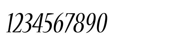NuevaStd CondItalic Font, Number Fonts