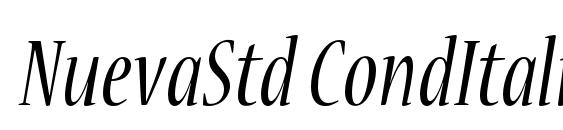 NuevaStd CondItalic Font