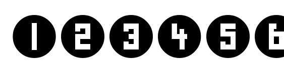 Number Plain Font, Number Fonts