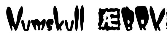 Numskull (BRK) font, free Numskull (BRK) font, preview Numskull (BRK) font